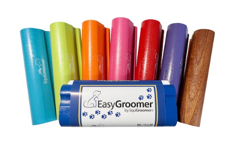 Close-up image of the EasyGroomer in various colors